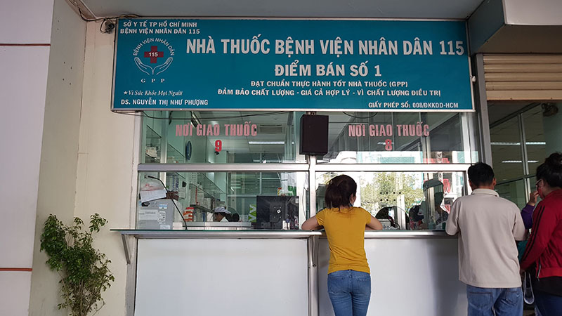 Nhà thuốc bệnh viện Nhân Dân 115
