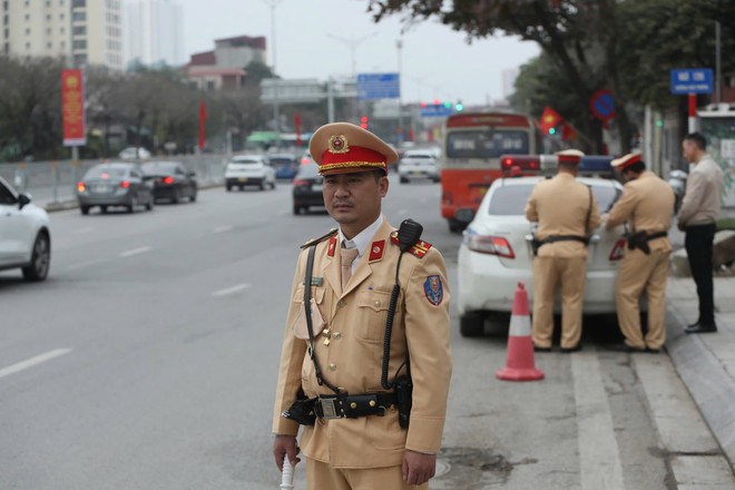 Lực lượng CSGT đảm bảo TTATGT trong dịp Tết