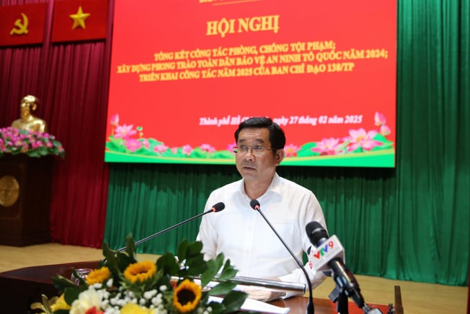 Phó Chủ tịch Thường trực UBND Thành phố Dương Ngọc Hải phát biểu kết luận hội nghị