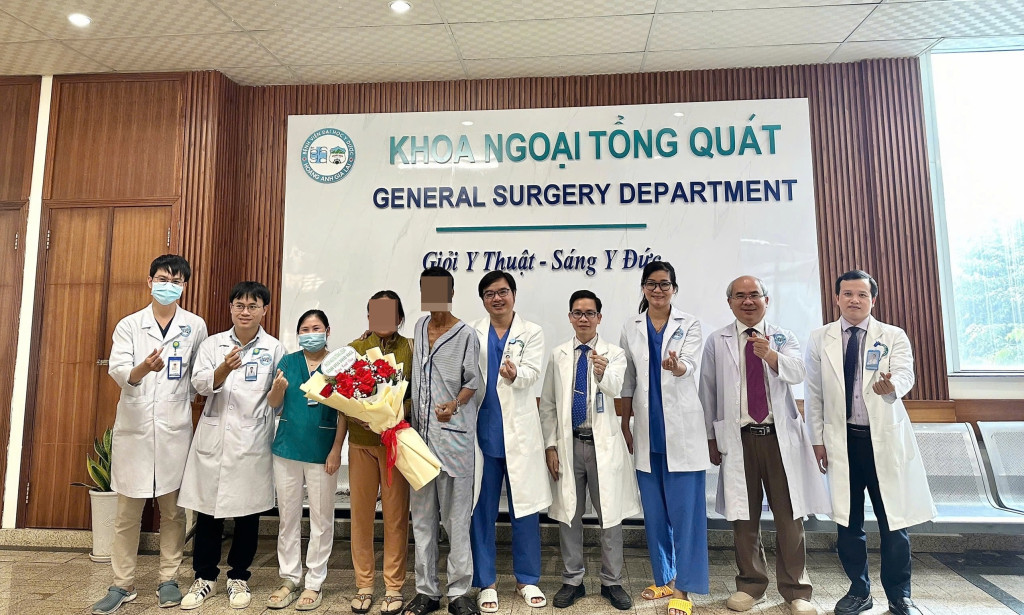 Sau quá trình phẫu thuật và điều trị, đến nay, bệnh nhân H. đã được xuất viện
