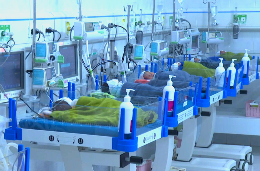 Phòng chăm sóc đặc biệt cho các trẻ sinh non của Khoa Sơ sinh-Bệnh viện Nhi Gia Lai (Ảnh: Mạnh Hà)