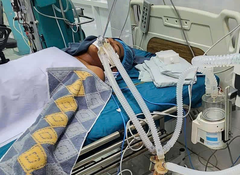 Bệnh nhân nhập viện trong tình trạng nguy kịch vì nhiễm Leptospira (Ảnh: ĐVCC)