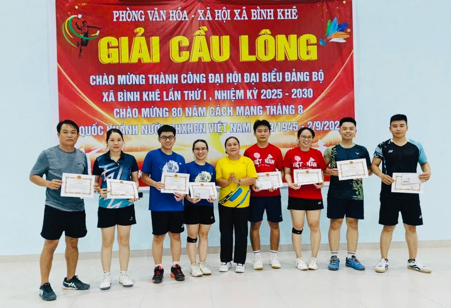 Các câu lạc bộ văn hóa, thể dục thể thao xã Bình Khê (tỉnh Gia Lai) hoạt động rất hiệu quả (Ảnh: Đ.Y)