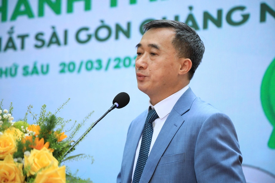 Thứ trưởng Bộ Y tế Trần Văn Thuấn phát biểu tại buổi lễ (Ảnh: HP)