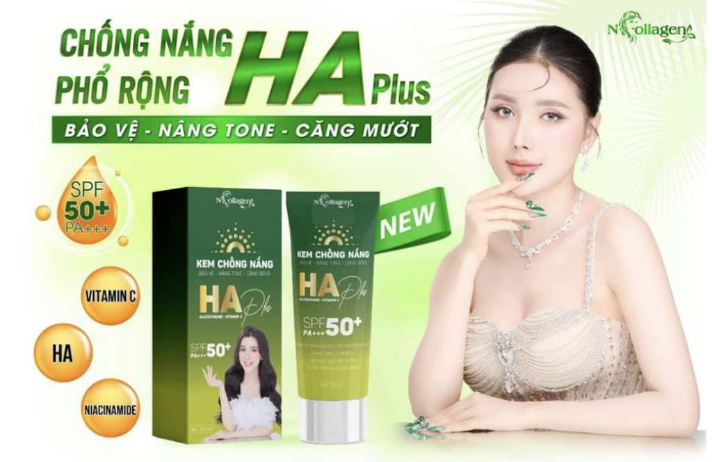 Sản phẩm HA Nâng Tone – N Collagen được gia công tại Chi nhánh Tân Tạo – Công ty Cổ phần Dược & Mỹ phẩm Gia Phú