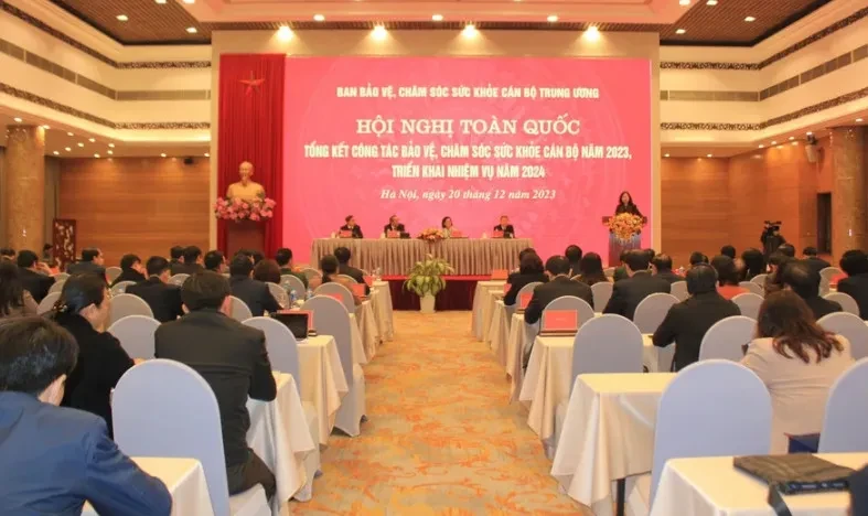 Hội nghị toàn quốc “Tổng kết công tác bảo vệ, chăm sóc sức khỏe cán bộ năm 2023, triển khai nhiệm vụ năm 2024”