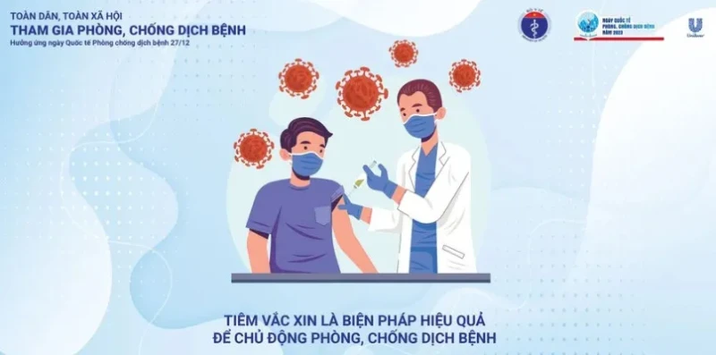 Tiêm vaccine là biện pháp hiệu quả để phòng chống dịch bệnh