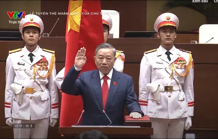 Trực tiếp Lễ tuyên thệ nhậm chức Chủ tịch nước Tô Lâm