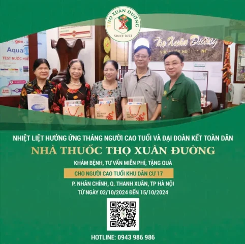 Thọ Xuân Đường hưởng ứng Tháng hành động vì Người Cao tuổi và Đại đoàn kết toàn dân năm 2024