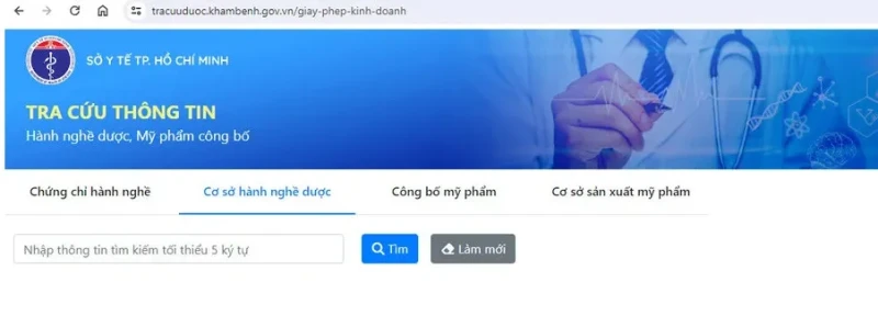 TP. Hồ Chí Minh ra mắt Cổng tra cứu hành nghề y dược