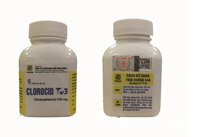 Bộ Y tế khuyến cáo không buôn bán, sử dụng sản phẩm trên nhãn ghi viên nén Clorocid TW3 do Công ty CP dược phẩm Trung ương 3 sản xuất