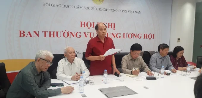Hội nghị Ban Thường vụ Hội Giáo dục chăm sóc sức khỏe cộng đồng Việt Nam (Tháng 4/2021)