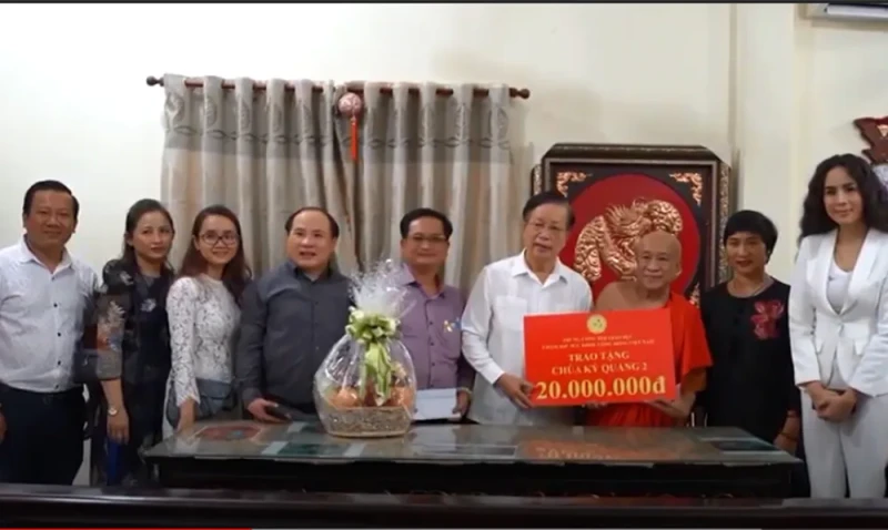 Hội GDCSSKCĐ Việt Nam thăm chùa Kỳ Quang 2