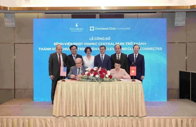 Vinmec có bệnh viện thứ 2 gia nhập hệ thống liên kết toàn cầu Cleveland Clinic Connected