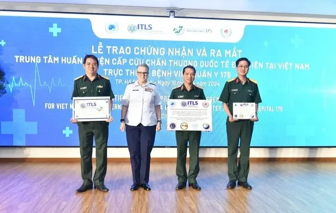 Ra mắt Trung tâm Huấn luyện Cấp cứu chấn thương quốc tế (ITLS) đầu tiên tại Việt Nam
