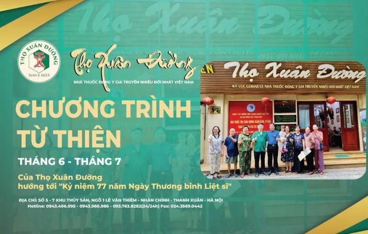 Chương trình khám bệnh từ thiện và phát thuốc miễn phí hướng tới “Kỷ niệm 77 năm Ngày thương binh liệt sĩ” của Nhà thuốc Thọ Xuân Đường