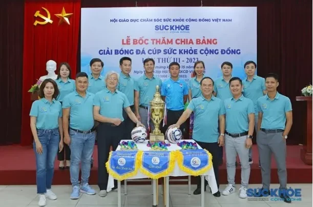 “Giải bóng đá Cúp Sức Khỏe Cộng Đồng” lần thứ III năm 2023 kỷ niệm 15 năm thành lập Trung ương Hội Giáo dục chăm sóc sức khoẻ cộng đồng Việt Nam