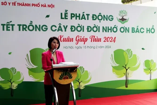 Sở Y tế Hà Nội tổ chức hội nghị giao ban đầu năm ngành Y tế và phát động Tết trồng cây Xuân Giáp Thìn năm 2024