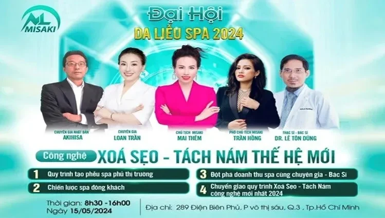 TP. Hồ Chí Minh: “Đại hội Da liễu Spa 2024” quảng bá sản phẩm mỹ phẩm trái quy định