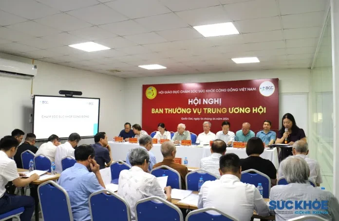 Ban Thường vụ Trung ương Hội Giáo dục chăm sóc sức khỏe cộng đồng Việt Nam tổ chức hội nghị thường kỳ quý I năm 2024