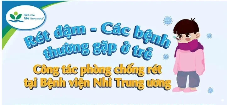 Infographic: Rét đậm – Các bệnh thường gặp ở trẻ
