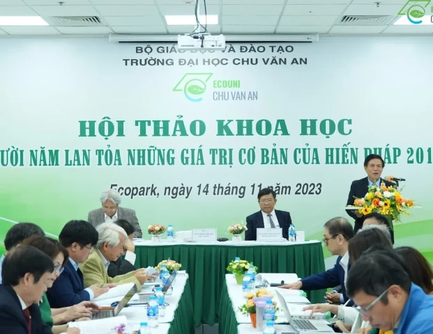 Hội thảo khoa học “Mười năm lan tỏa những giá trị cơ bản của Hiến pháp năm 2013”
