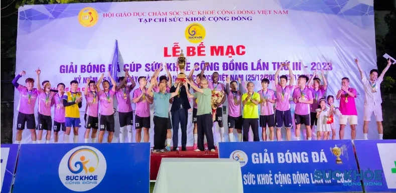 Giải bóng đá Cúp Sức Khỏe Cộng Đồng lần thứ III – 2023 thành công rực rỡ!