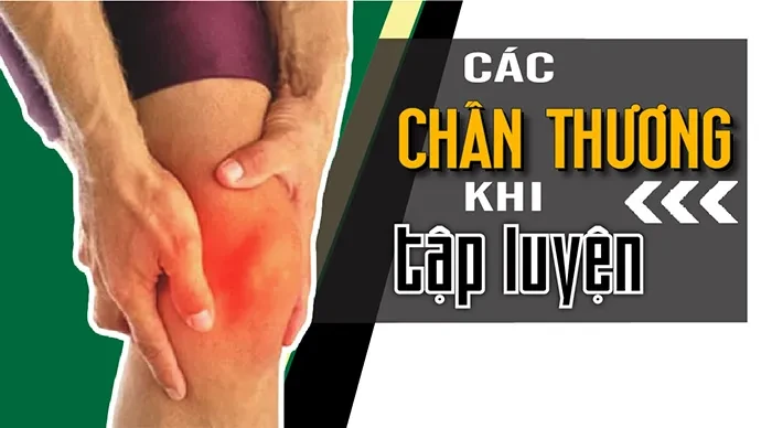 Các chấn thương khi tập luyện