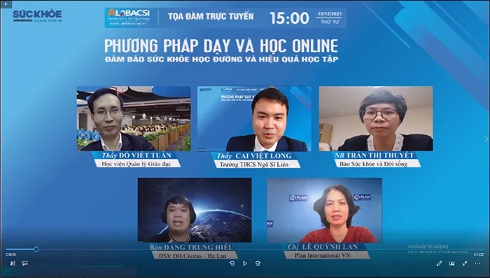 (Phần 2) Phương pháp dạy và học online để đảm bảo sức khỏe học đường và hiệu quả học tập