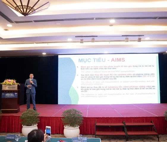 Kết quả ban đầu trong nghiên cứu ghép tế bào gốc trung mô điều trị lão hóa, viêm