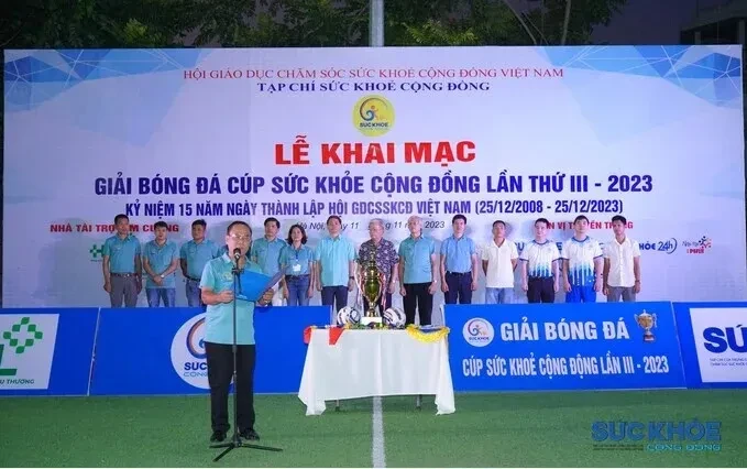 Sôi động Lễ khai mạc “Giải bóng đá Cúp Sức Khỏe Cộng Đồng lần III – 2023”