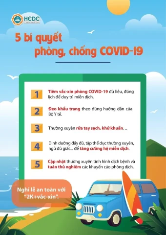 5 bí quyết phòng, chống COVID-19