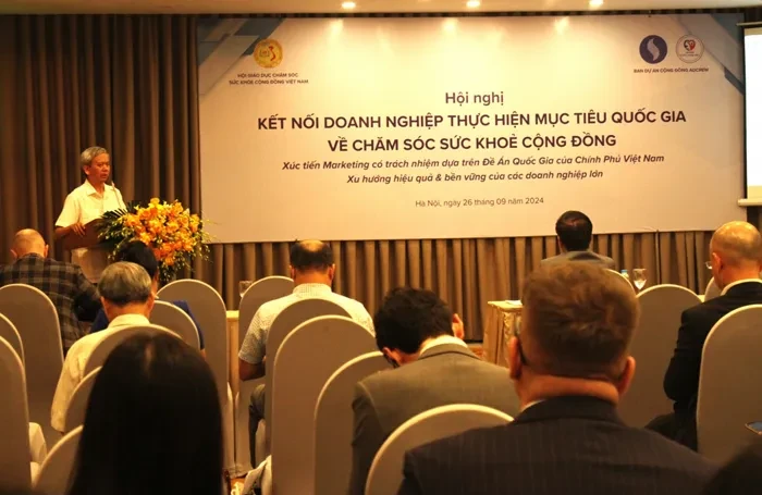 Hội nghị Kết nối doanh nghiệp thực hiện mục tiêu quốc gia về chăm sóc sức khỏe cộng đồng