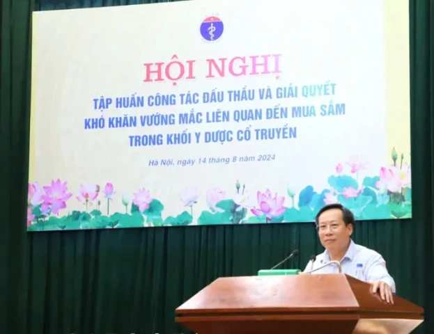 Bộ Y tế tập huấn công tác đấu thầu và giải quyết khó khăn, vướng mắc liên quan đến mua sắm trong khối y dược cổ truyền