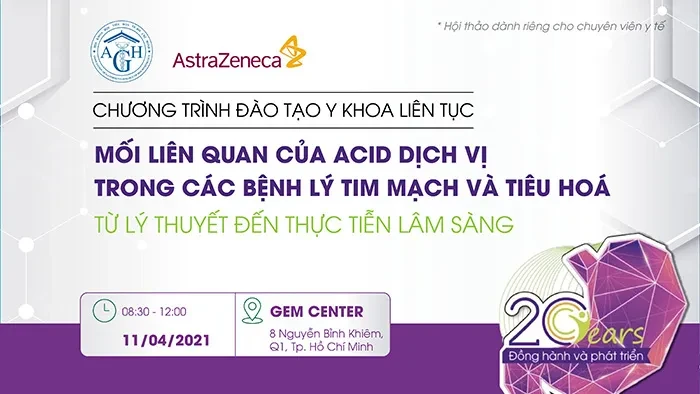 TRỰC TIẾP: MỐI LIÊN QUAN CỦA ACID DỊCH VỤ TRONG CÁC BỆNH LÝ TIM MẠCH VÀ TIÊU HÓA