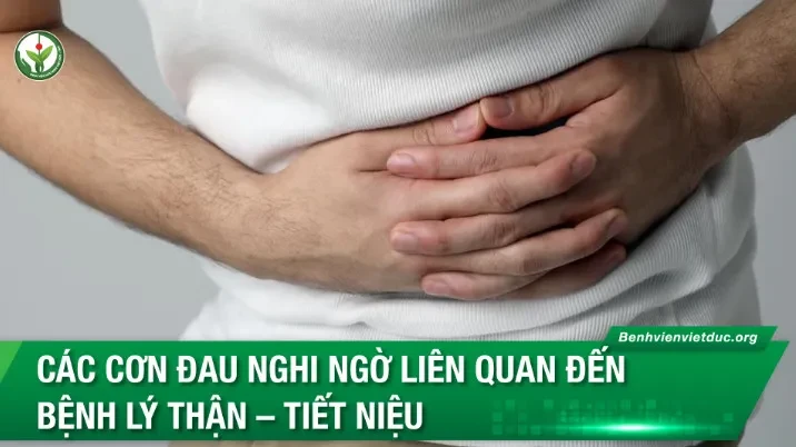 Các cơn đau nghi ngờ liên quan đến bệnh lý thận – tiết niệu