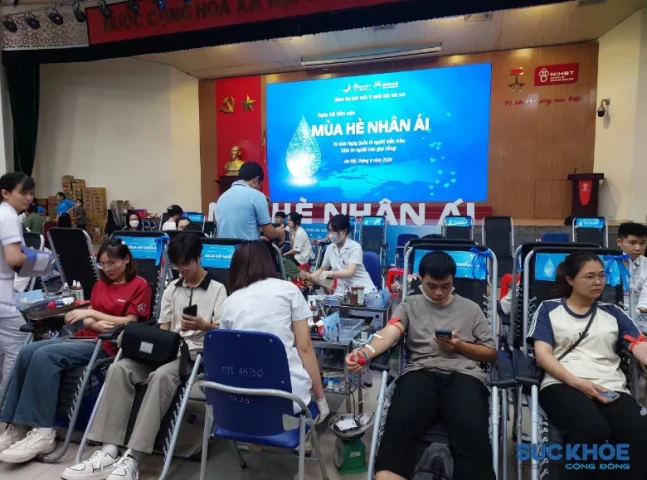 Ngày hội hiến máu Mùa hè nhân ái 2024: Đáp ứng kịp thời nhu cầu máu điều trị trong dịp hè