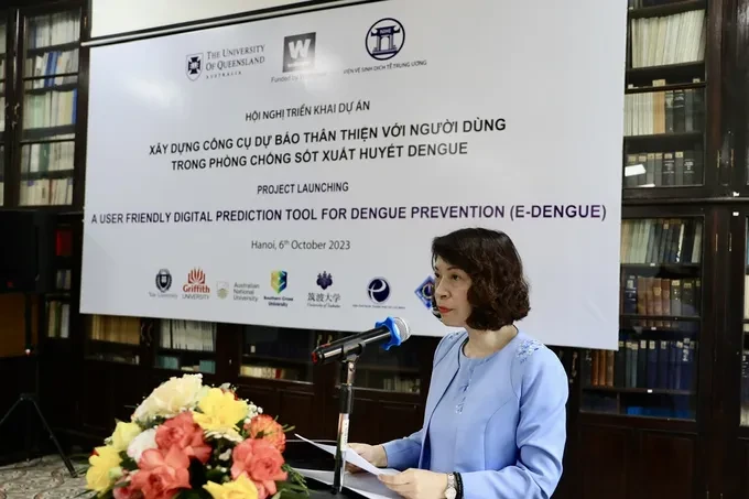 Hội nghị triển khai “Dự án xây dựng công cụ dự báo thân thiện với người dùng trong phòng, chống sốt xuất huyết Dengue ở Việt Nam”