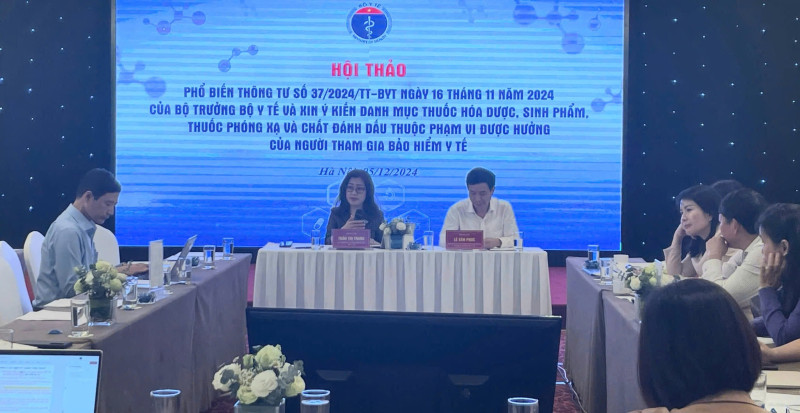 Bộ Y tế tổ chức hội thảo phổ biến Thông tư số 37/2024/TT- BYT