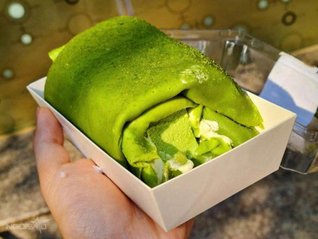 Bánh Crepe Pudding Vị Matcha: Cơn Sốt "Làm Mưa Làm Gó" Trên Mạng Xã Hội