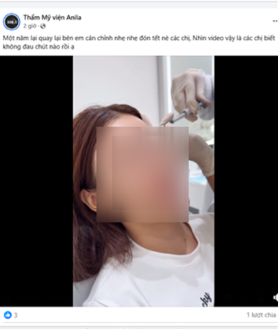 Cẩn trọng khi thực hiện dịch vụ thẩm mỹ tại Anila De Beaute