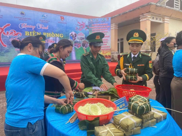 Đắk Nông: Tổ chức chương trình “Xuân Biên Phòng - Ấm Lòng Dân Bản” tại xã Quảng trực huyện Tuy Đức