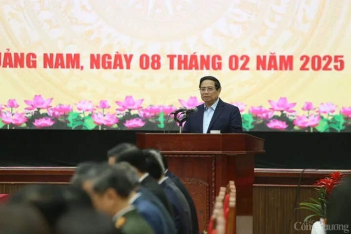 Thủ tướng Phạm Minh Chính: Quảng Nam cần mở rộng xuất khẩu, kích cầu tiêu dùng
