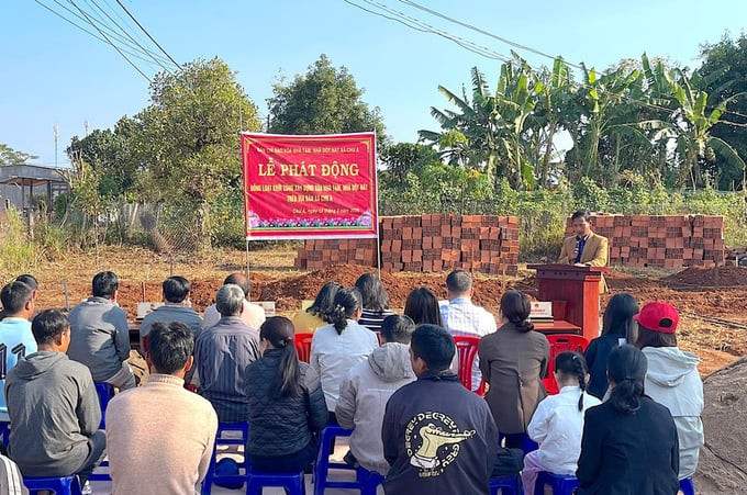Gia Lai: Xã Chư Á, TP. Pleiku xóa nhà tạm, nhà dột nát cho 14 hộ dân