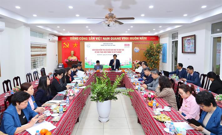 Bộ Giáo dục và Đào tạo kiểm tra việc thực hiện Thông tư 29 tại Hà Nội