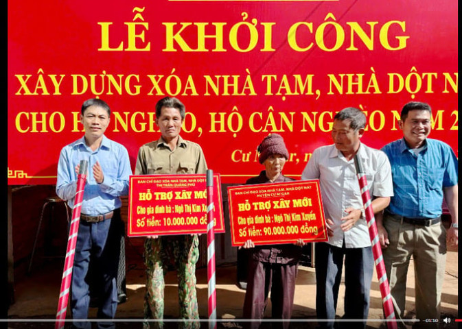 Đắk Lắk khởi công xây dựng 4.285 căn nhà trao tặng các hộ nghèo trong tháng 3 năm 2025