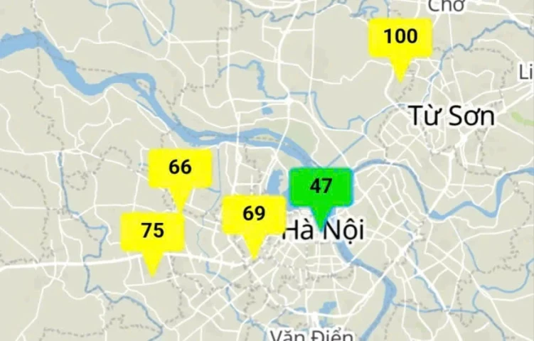 Hà Nội: Chất lượng không khí ngày 20/3 duy trì ở mức trung bình