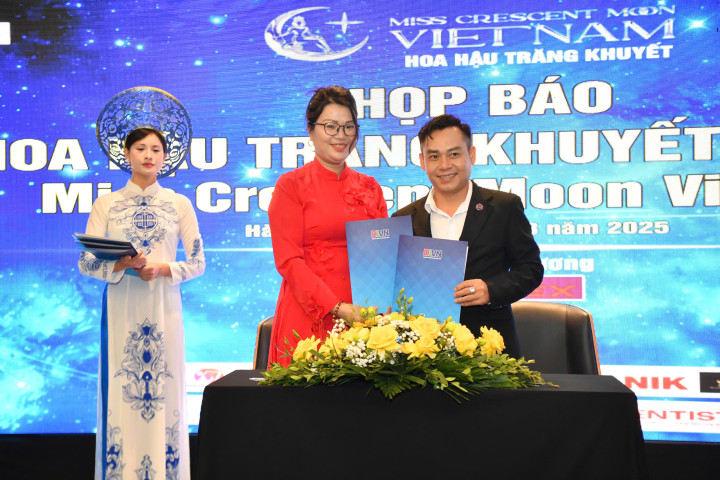 Công ty cổ phần Tập đoàn Cung ứng &amp; Phát triển HT Software VN - Nhà tài trợ Cuộc thi Hoa Hậu Trăng Khuyết 2025