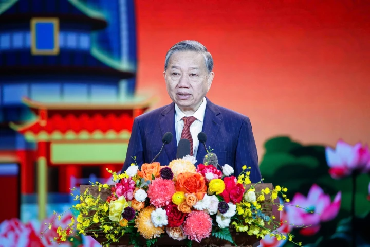 Tổng Bí thư dự chương trình Gặp gỡ lưu học sinh, sinh viên Việt Nam -Trung Quốc