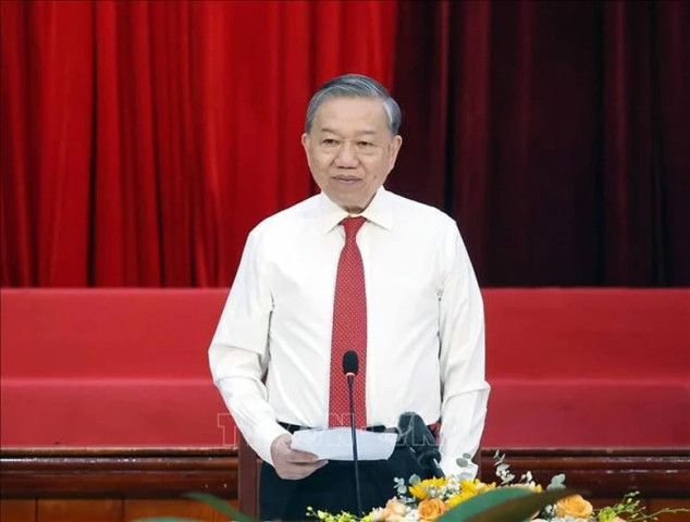 Toàn văn phát biểu của Tổng Bí thư Tô Lâm tại buổi gặp mặt cán bộ lão thành cách mạng, người có công, gia đình chính sách tiêu biểu